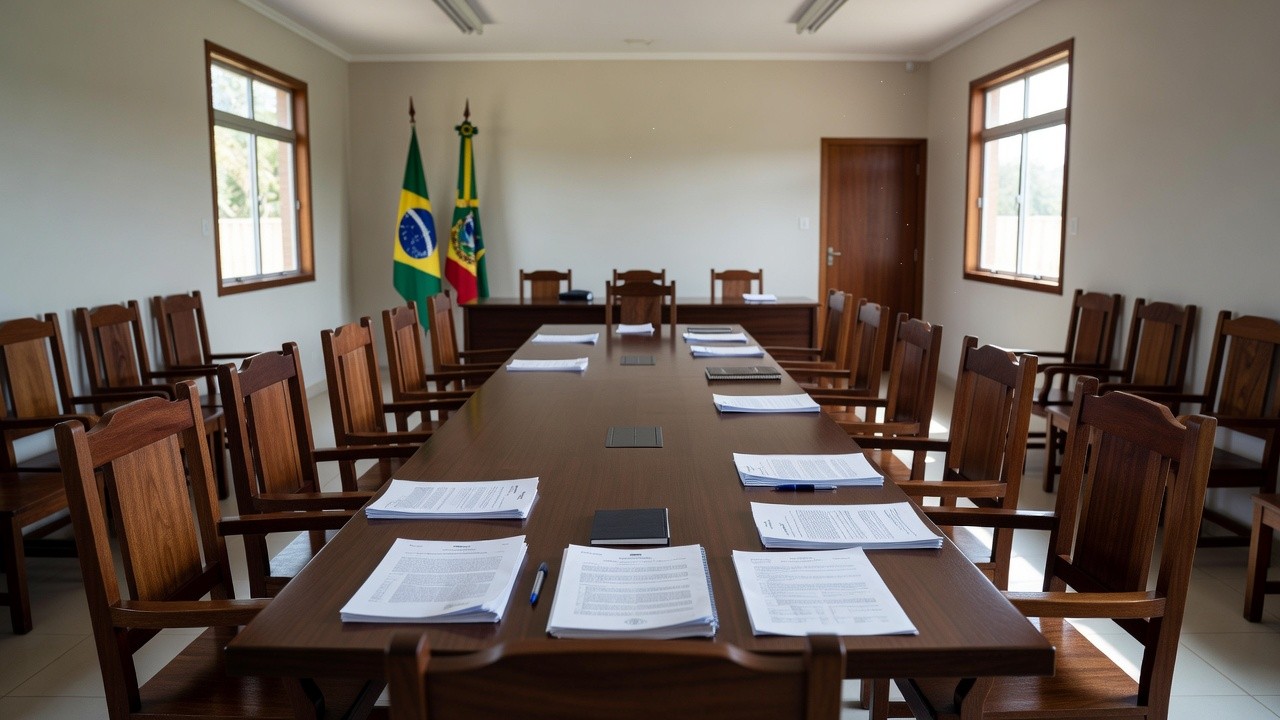 Sala de reuniões do Conselho Municipal do Idoso em Porto Velho
