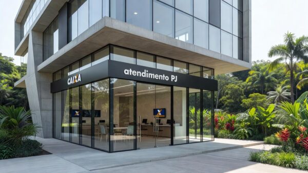 Agência da Caixa em Porto Velho com estrutura moderna para atendimento empresarial PJ
