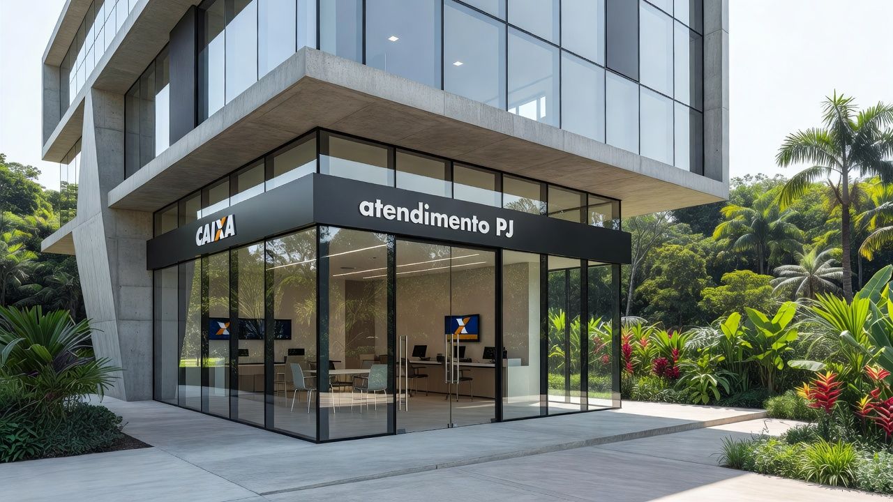 Agência da Caixa em Porto Velho com estrutura moderna para atendimento empresarial PJ