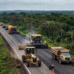 Obras de recuperação na BR-364 em Rondônia