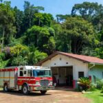 Viatura de bombeiros em estação em Rondônia representando vagas temporárias