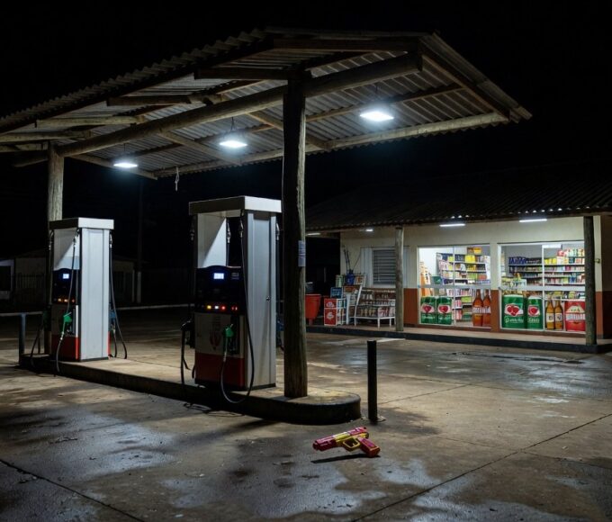 Posto de combustíveis em Porto Velho após tentativa de roubo com pistola de brinquedo
