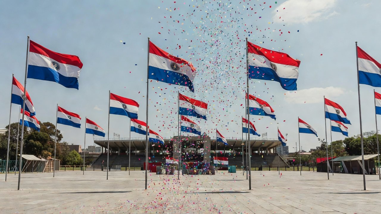 Decreto de Santiago Peña decreta feriado nacional no Paraguai após seleção passar pela Alemanha — Foto: Reprodução