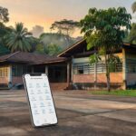 Smartphone com app de serviços da Prefeitura de Porto Velho
