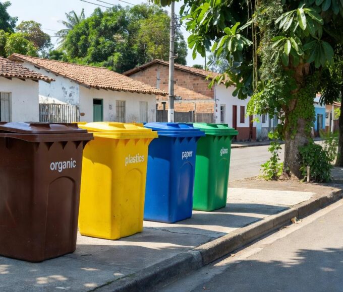 Lixeiras de reciclagem em Porto Velho para descarte correto de lixo