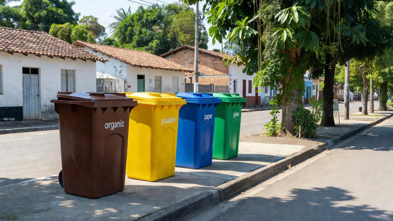 Lixeiras de reciclagem em Porto Velho para descarte correto de lixo