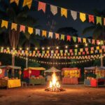 Festa junina Flor do Maracujá em Rondônia com quadrilha tradicional