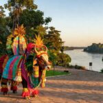Boi-bumbá tradicional em Porto Velho simbolizando a cultura amazônica