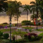Praça decorada para festas e eventos em Porto Velho