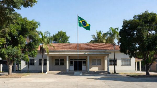 Fachada da Prefeitura de Jaru, Rondônia, Brasil