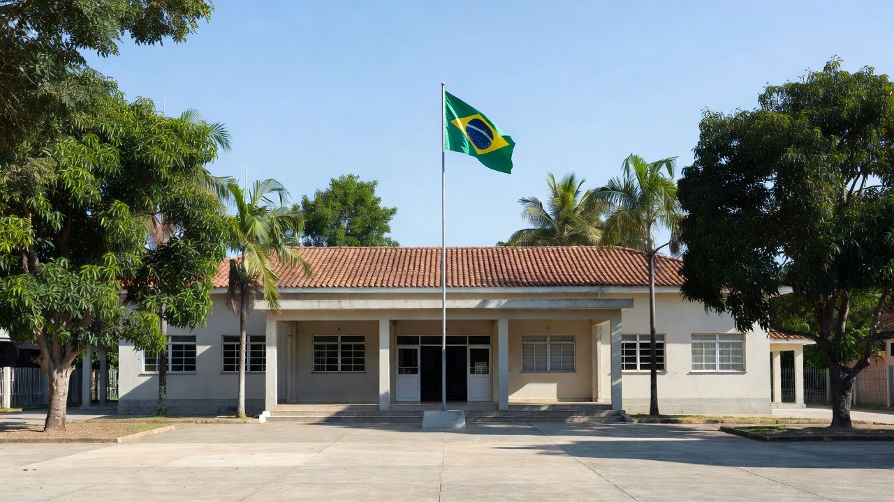 Fachada da Prefeitura de Jaru, Rondônia, Brasil