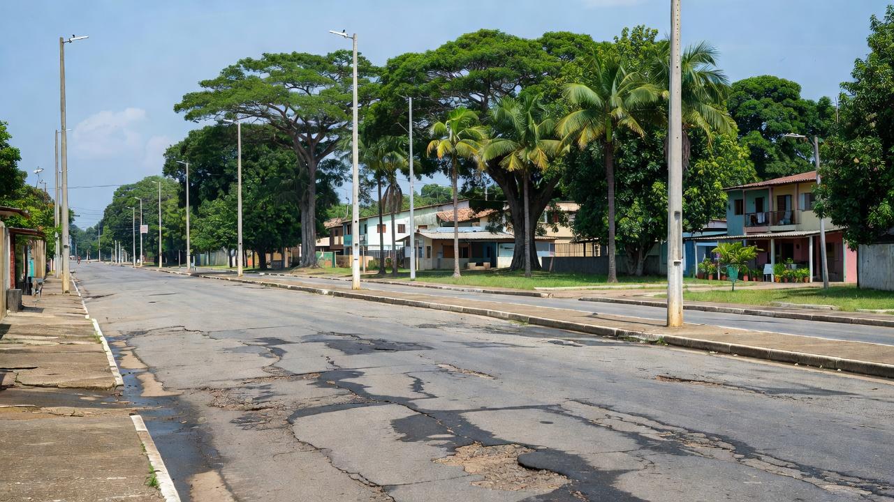 Via pública em Porto Velho após tiroteio
