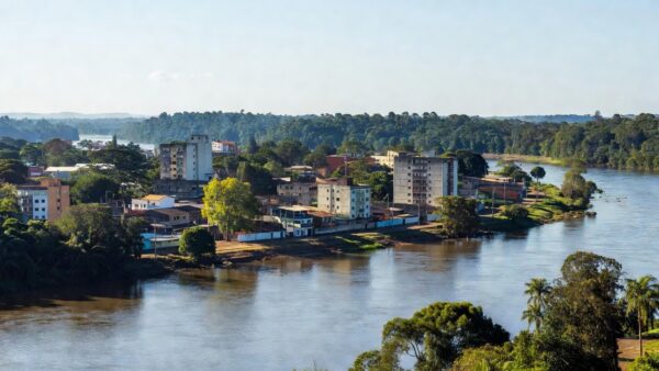 Vista de Porto Velho representando sorteio do RondônCAP 309