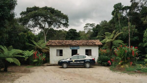 Viatura da polícia militar em Rondônia relacionada a caso de homicídio