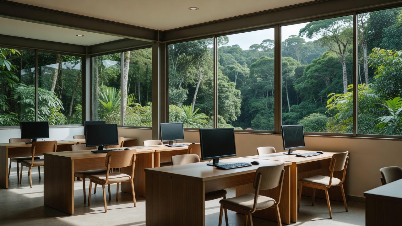 Ambiente de estudos em instituição educacional em Rondônia para vagas de estágio CIEE