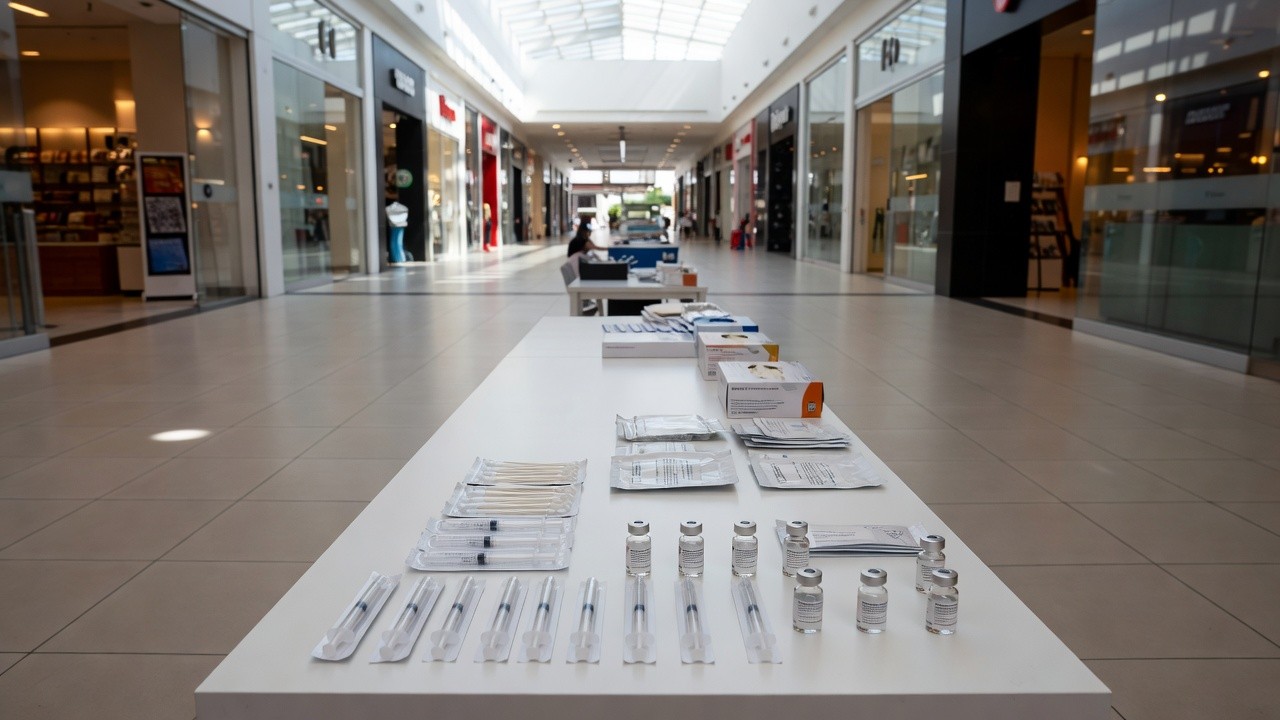 Posto de vacinação contra Influenza no Porto Velho Shopping