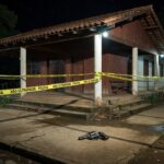 Casa de eventos na zona sul de Porto Velho onde dupla foi presa com revólver