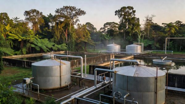 Estação de tratamento de água da Caerd em Rondônia