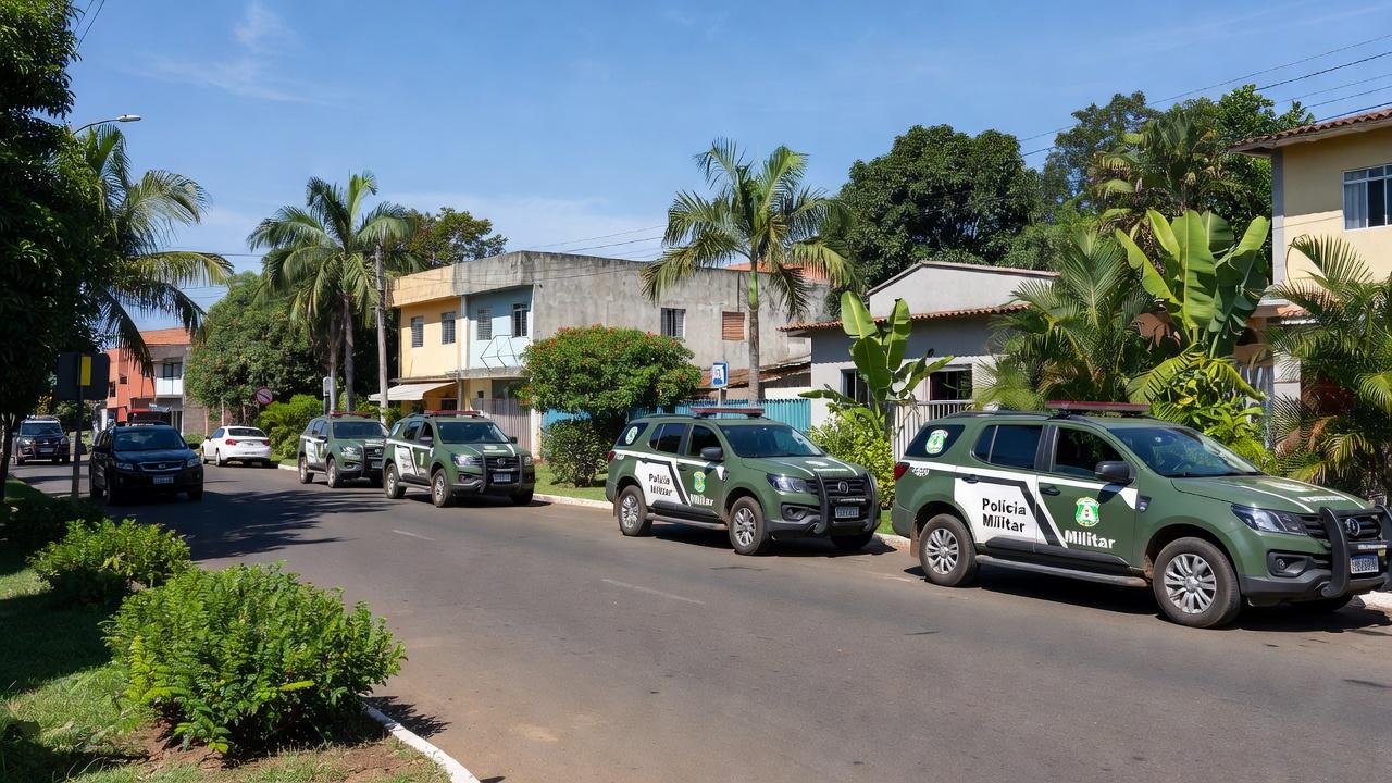 Operação In Separabilis da polícia em Porto Velho com viaturas