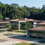 Campus universitário moderno em Cacoal com bolsas de estudo