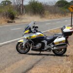 Moto da PRF em rodovia brasileira após tentativa de furto