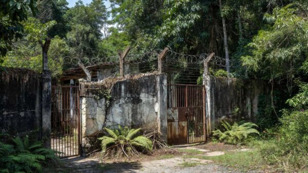 Presídio de Guajará-Mirim, Rondônia, com muros e cercas precisando de reforma