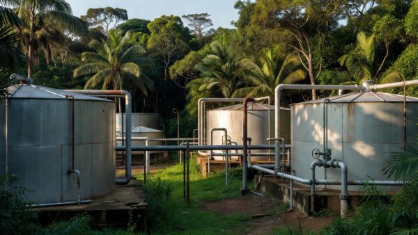 Estação de tratamento de água da Caerd em Rondônia