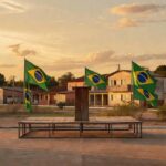 Praça em Vilhena com palco para pré-candidatura ao governo de Rondônia