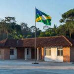 Edifício público em Porto Velho representando gestão eficiente e combate à corrupção no Governo de Rondônia