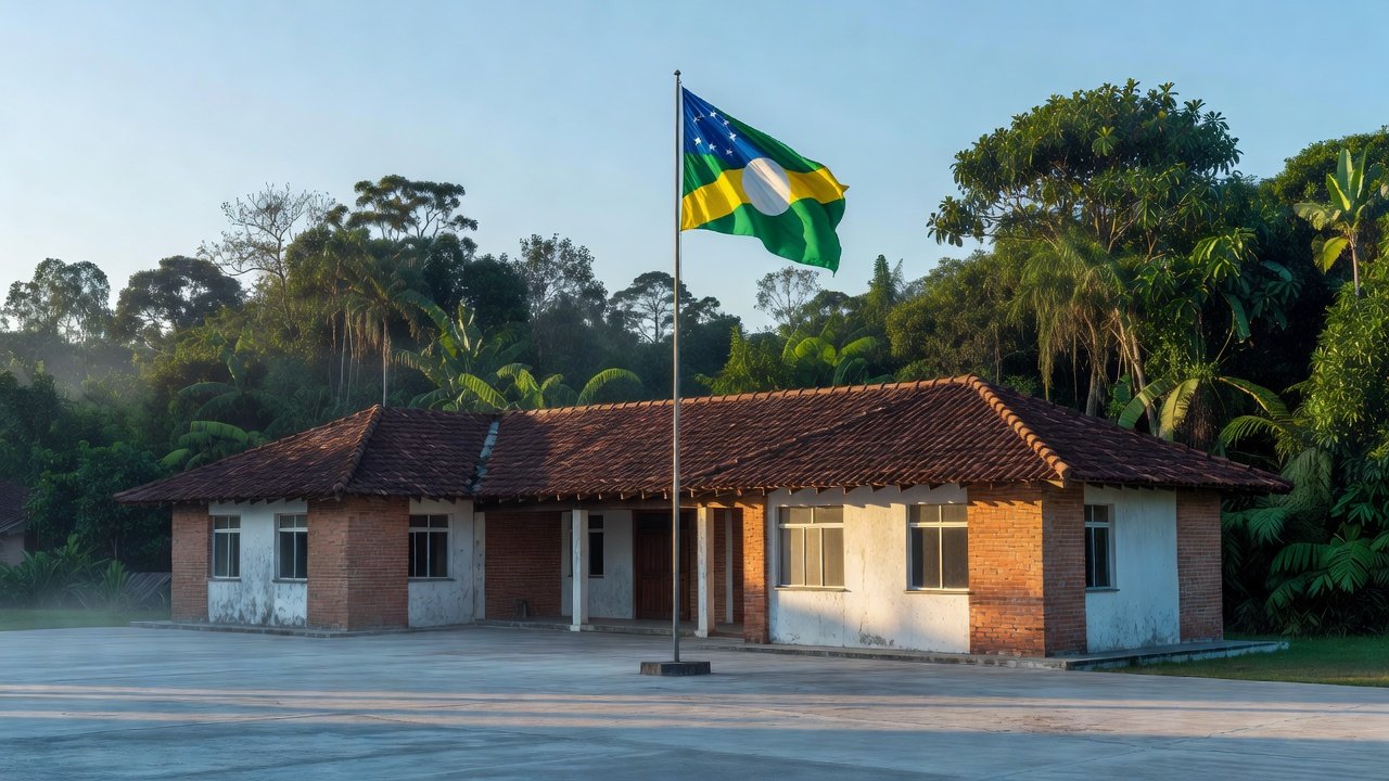 Edifício público em Porto Velho representando gestão eficiente e combate à corrupção no Governo de Rondônia