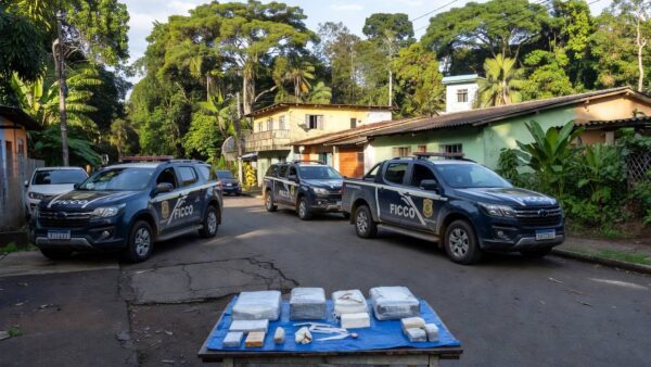 Viaturas da FICCO em operação policial em Porto Velho, Rondônia