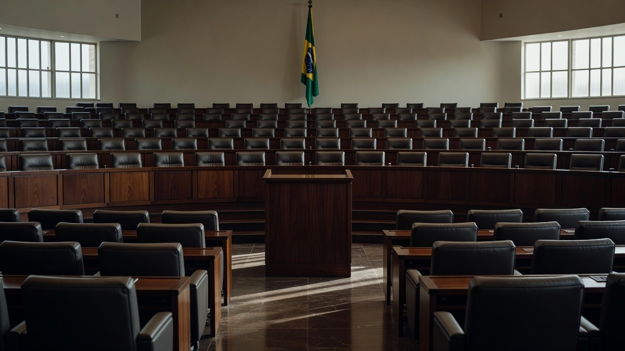 Plenário de assembleia legislativa estadual no Brasil representando pré-candidatura política