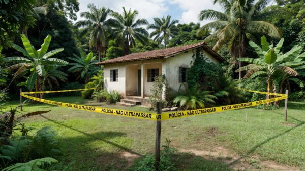 Residência no Setor 15 em Porto Velho isolada por fita policial após homicídio
