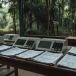 Urnas eletrônicas e materiais de votação em Rondônia para eleições 2026