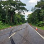 Rodovia BR-364 em Porto Velho após acidente fatal