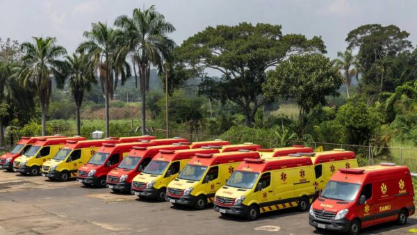 Ambulâncias do SAMU em Porto Velho com checklist diário