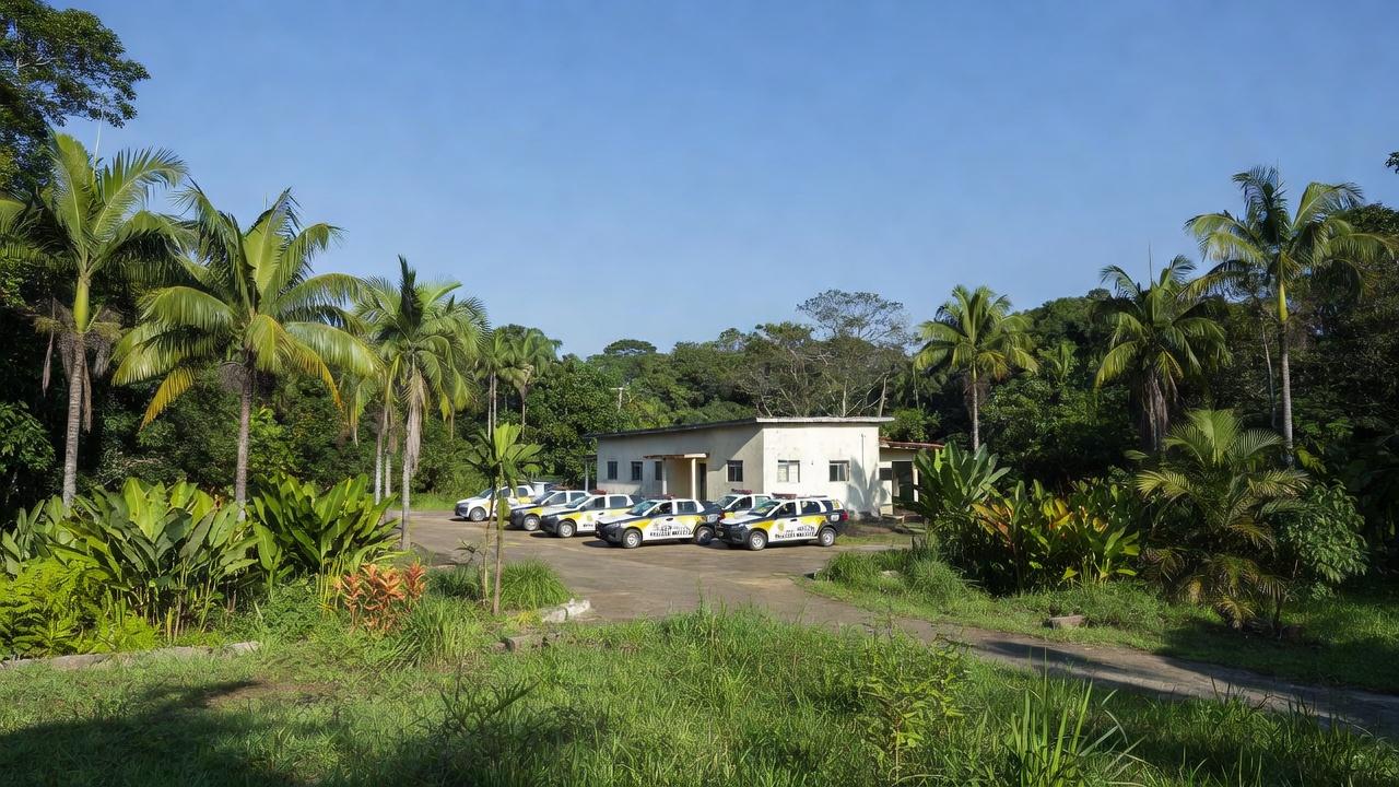 Viaturas da Polícia Militar Mirim em Ariquemes, Rondônia