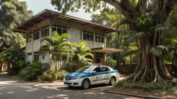 Prefeitura de Porto Velho com viatura da Guarda Civil Municipal