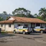 Delegacia de polícia em Porto Velho após recaptura de foragido