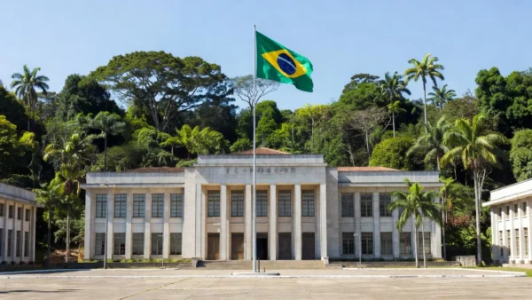 Palácio do Governo em Porto Velho, Rondônia, simbolizando candidatura política