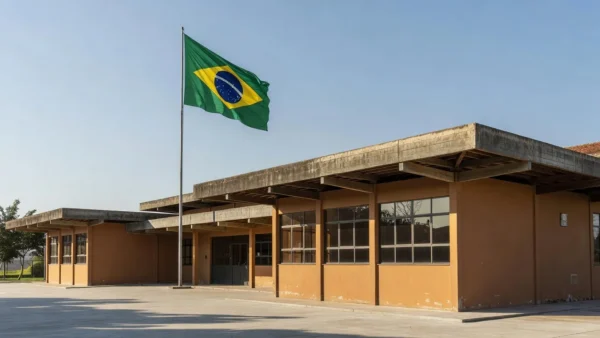 Prédio público em Porto Velho simbolizando candidatura ao governo de Rondônia