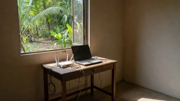 Home office em Porto Velho com instabilidade de internet