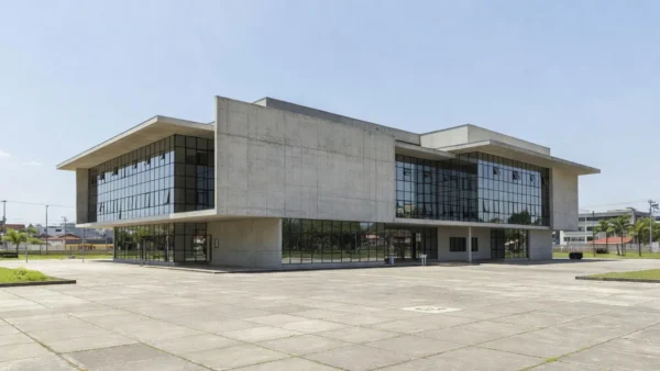 Fachada de prédio do Tribunal de Contas do Estado de Rondônia