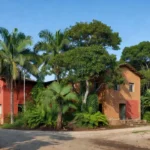 Fórum de justiça em Nova Mamoré, Rondônia, simbolizando condenação por júri popular