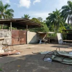 Pavilhão vazio da Expovel cancelada em Porto Velho