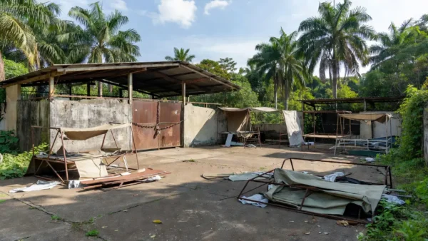 Pavilhão vazio da Expovel cancelada em Porto Velho