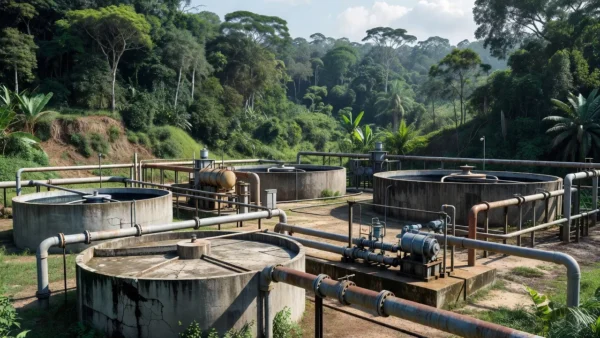 Estação de tratamento de água da Caerd em Rondônia