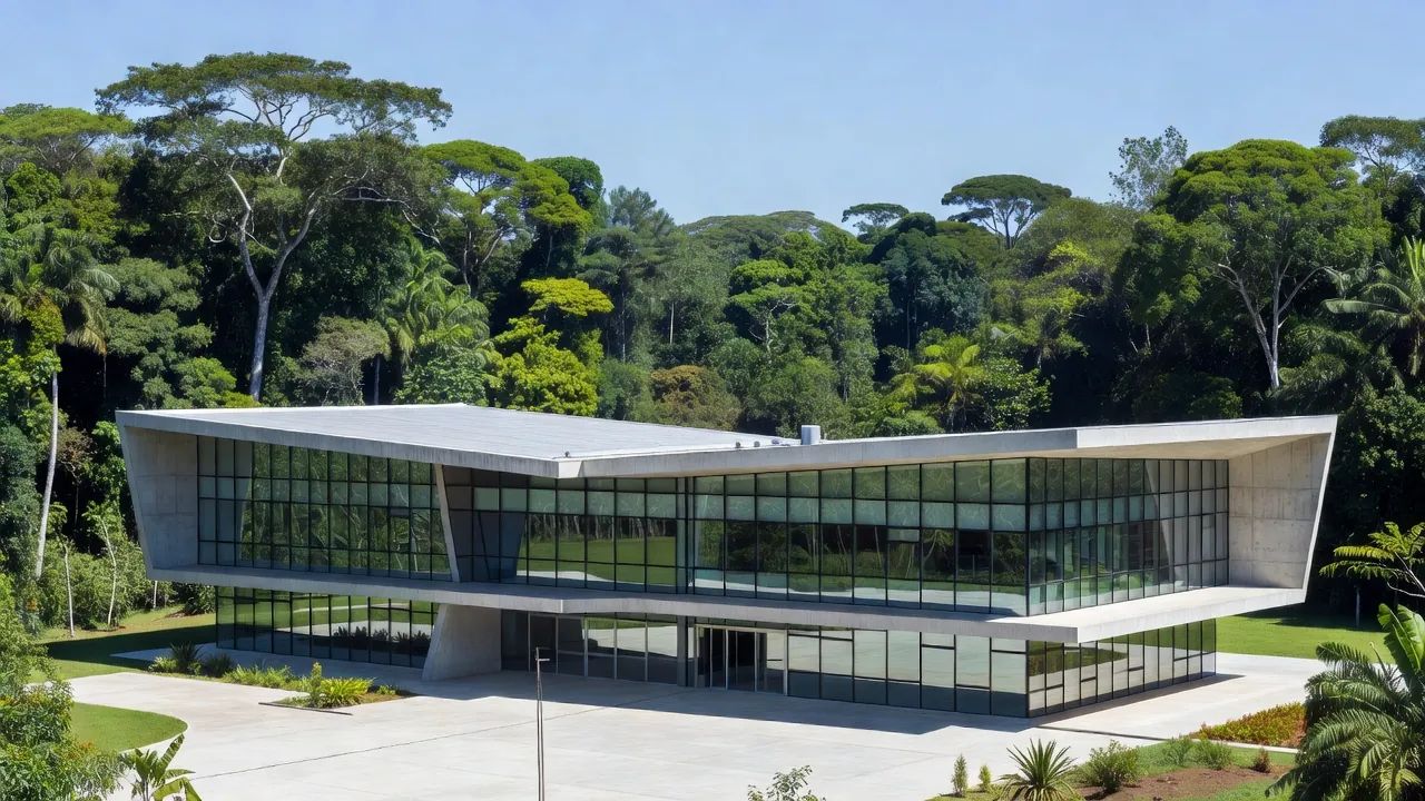 Edifício governamental em Rondônia simbolizando núcleo técnico para municípios
