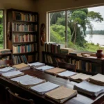 Sede do Conselho Municipal de Cultura de Porto Velho com documentos oficiais