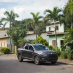 Fiat Toro em rua de Porto Velho relacionada a prisão por documentos falsos